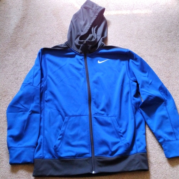 Nike Other - NIKE:  Youth XL blue zip-up hoodie